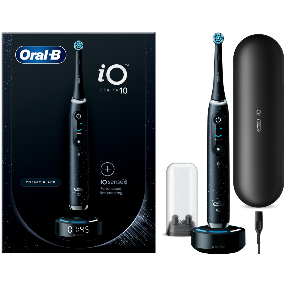 Oral-B iO Series 10 Cosmic Black Rechargeable Toothbrush Image 4