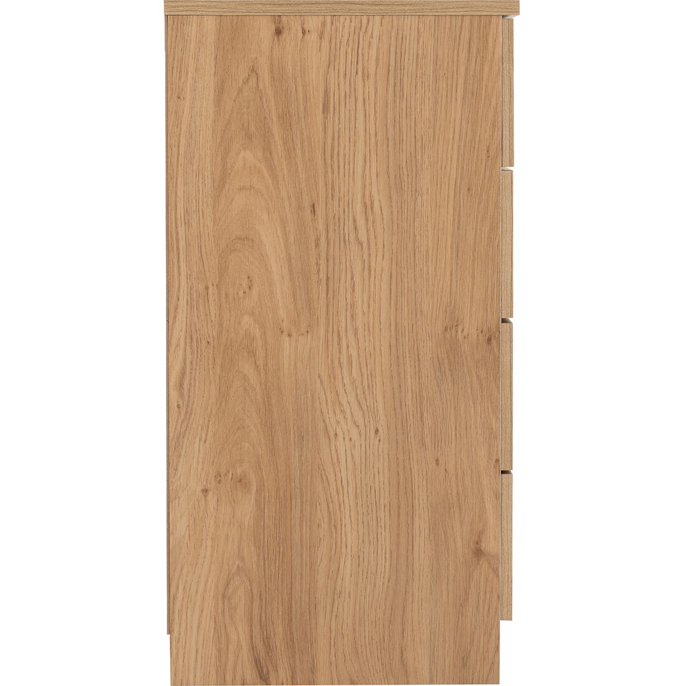 Seconique Dakota 4 Drawer Oak Effect Storage Chest Image 5