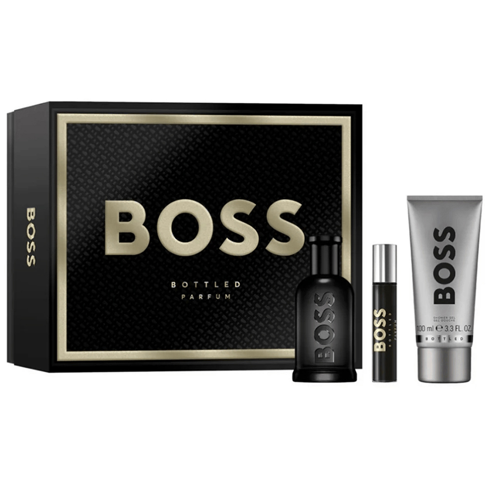 Hugo Boss Bottled Parfum 100ml 3 Piece Gift Set Image