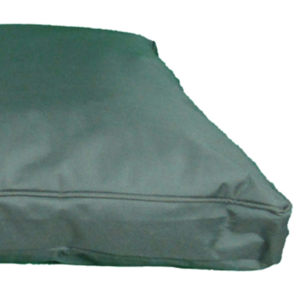 Snug & Cosy Pescara Medium Rectangle Green Dog Lounger Bed Image 3