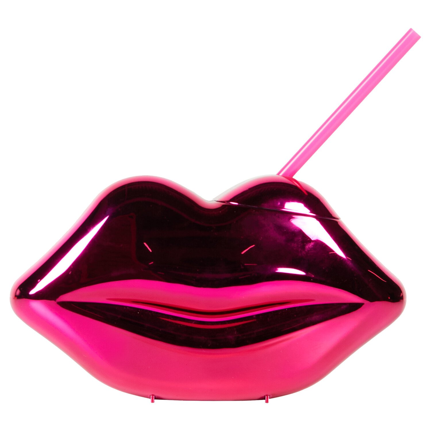 Lips Novelty Tumbler - Red or Pink Image 5