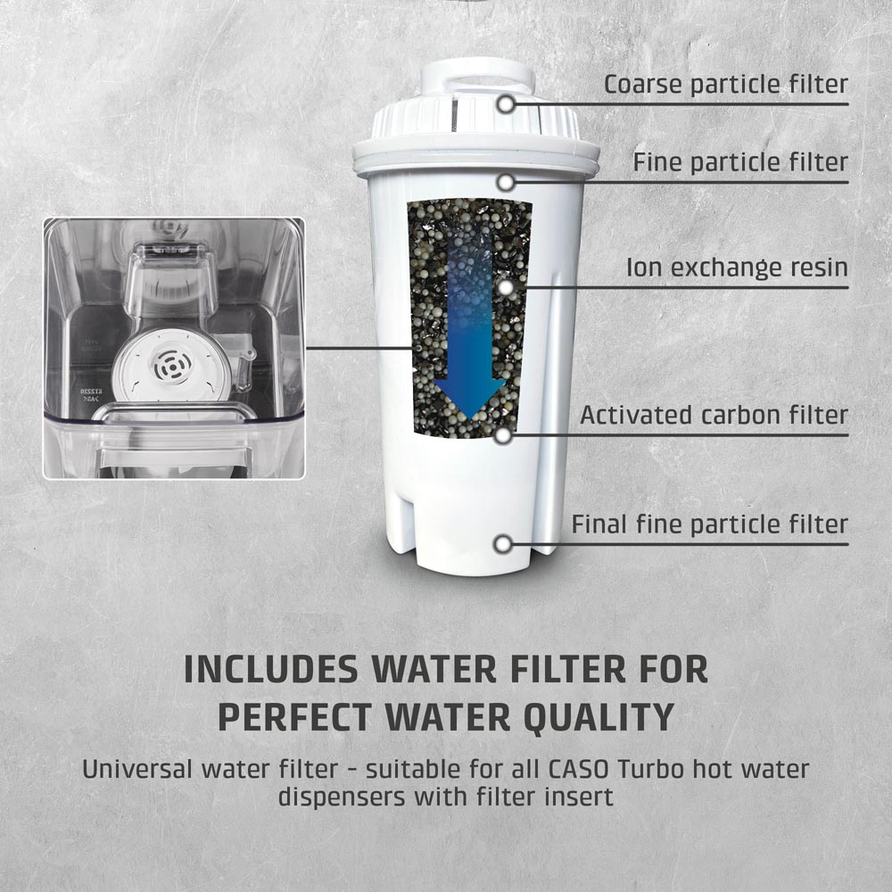 CASO Design HW616 Black Hot Water Dispenser 2.5L Image 9