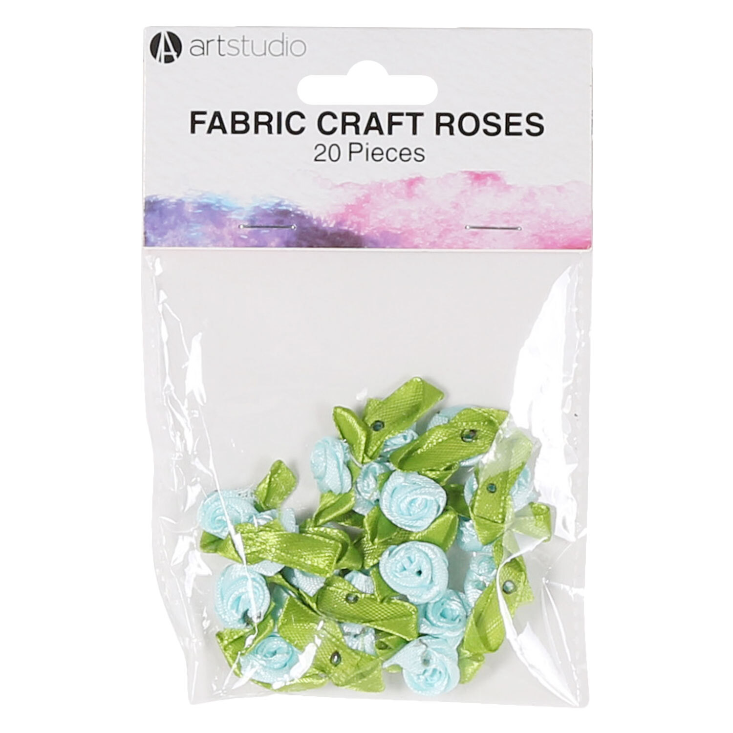 Pack of 20 Art Studio Fabric Craft Roses Image 1