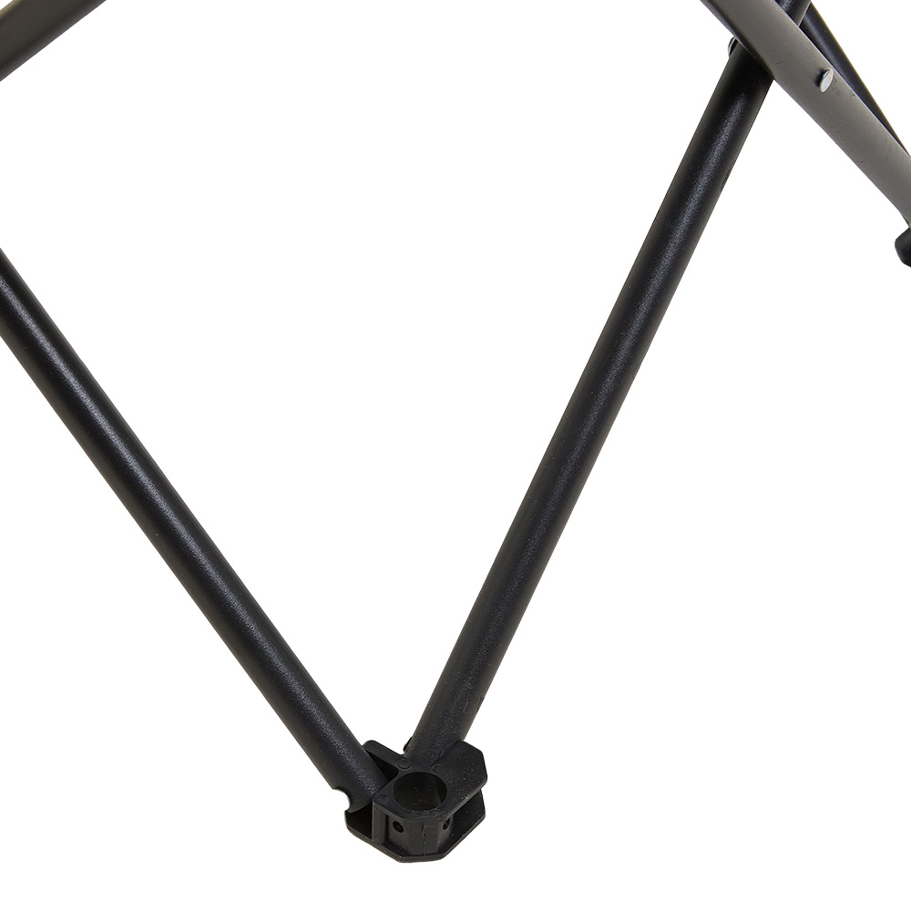 Living and Home Black Oxford Cloth Folding Camping Chair Image 5