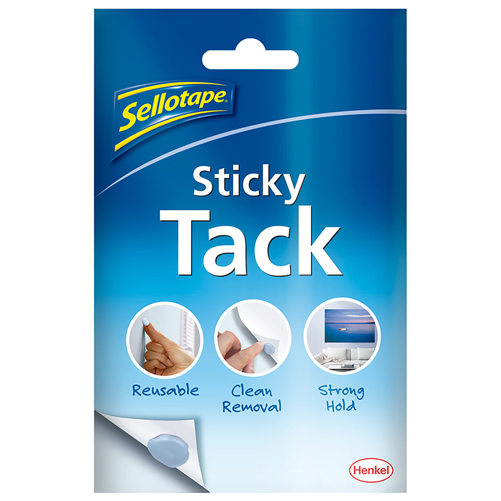 Sellotape Blue Sticky Tack 45g Wilko
