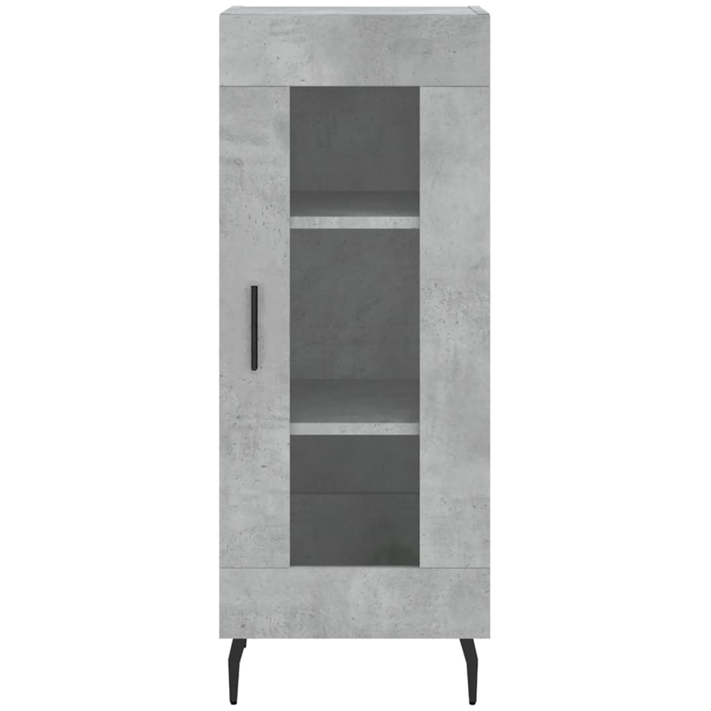 vidaXL 2 Door Concrete Grey Highboard Image 6