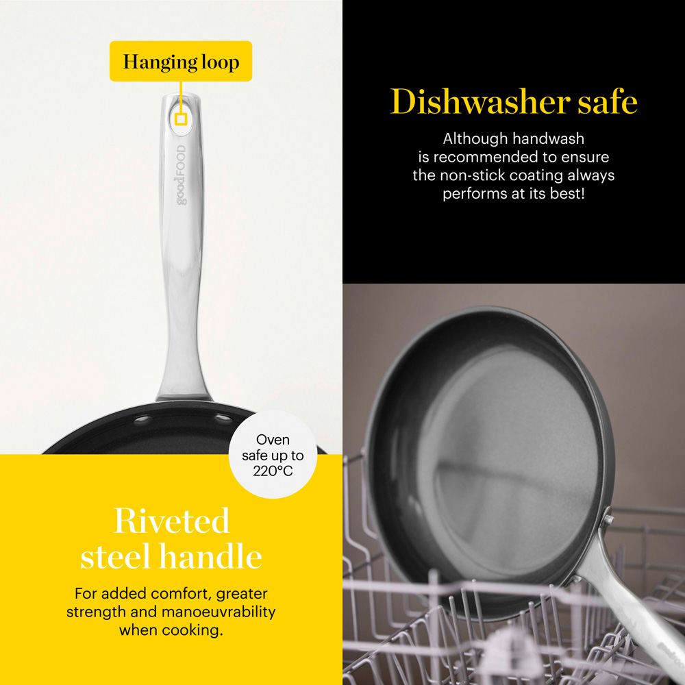 Tower Good Food 24cm Frying Pan and 28cm Frying Pan Set Image 5