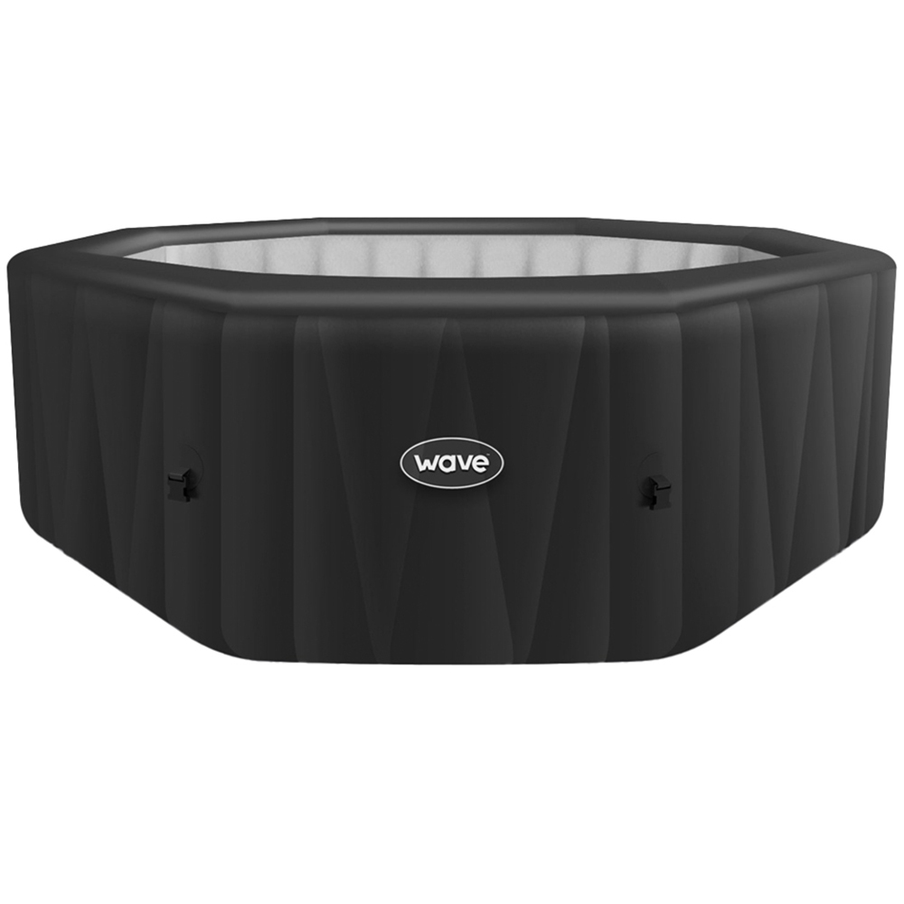 Wave Aegean 6 Person Octagonal Dark Grey Hot Tub Spa Image 1
