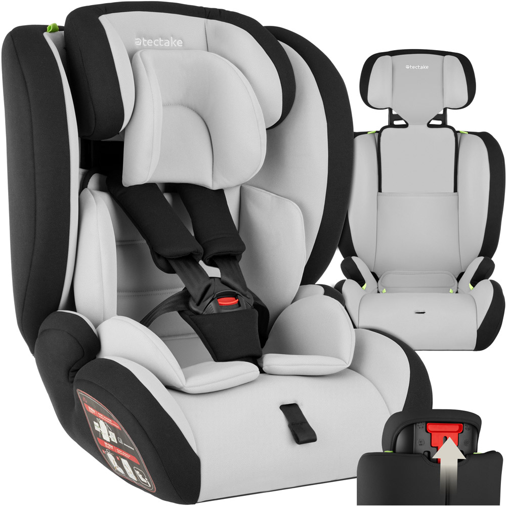 Tectake Sophie I-Size ECE R129/03 Side Impact Protection Grey and Black Car Seat Image 7
