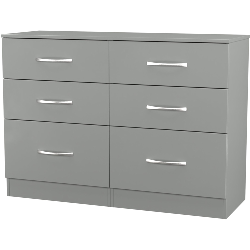 Crowndale Avon 6 Drawer Dusk Grey Chest of Drawers Image 2
