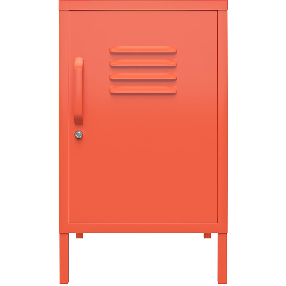 Novogratz Cache Orange Metal Locker End Table Image 3