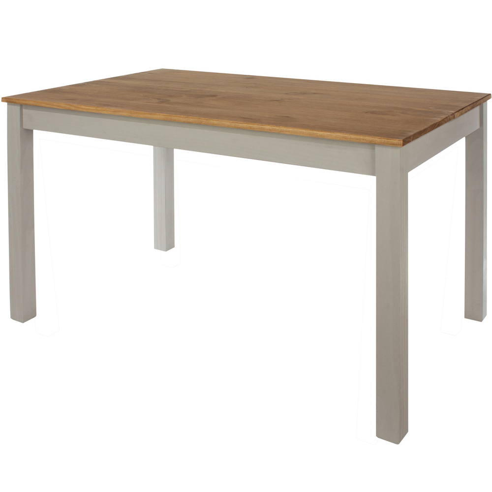 Core Products Corona Linea 4 Seater Dining Set Grey Image 3