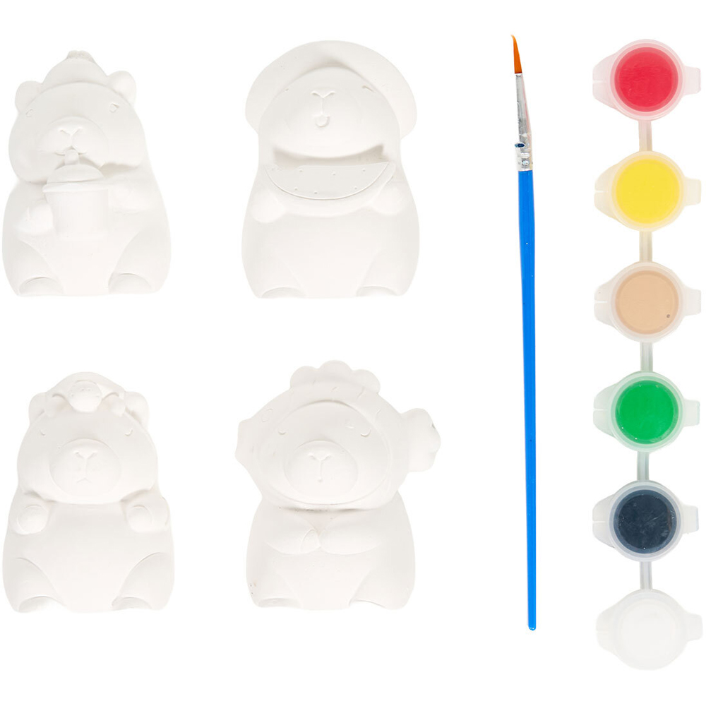 Pack of 4 Paint Your Own Capybaras Image 2