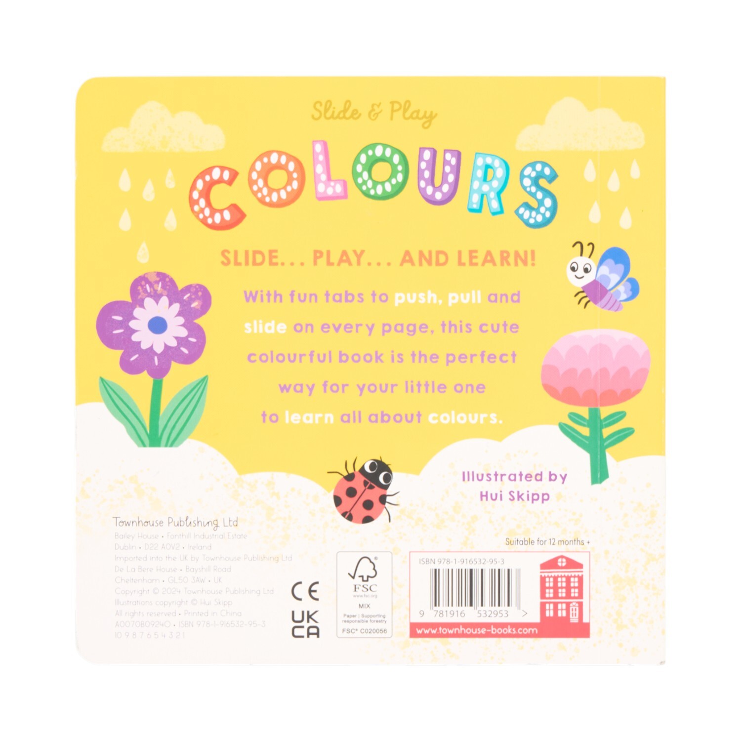 Slide and Play Colours or 123 Reading Book Image 3