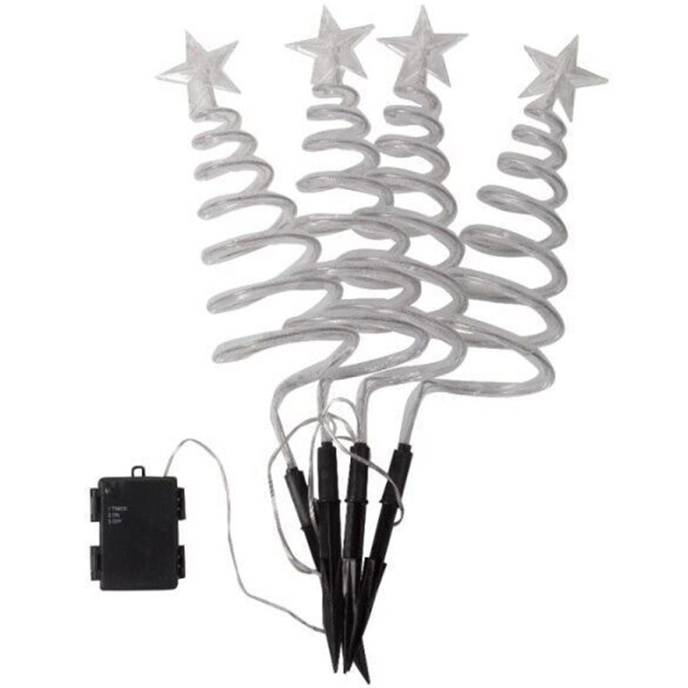 Marco Paul Cool White LED Tree Spiral Stakes 4 Pack Image 2