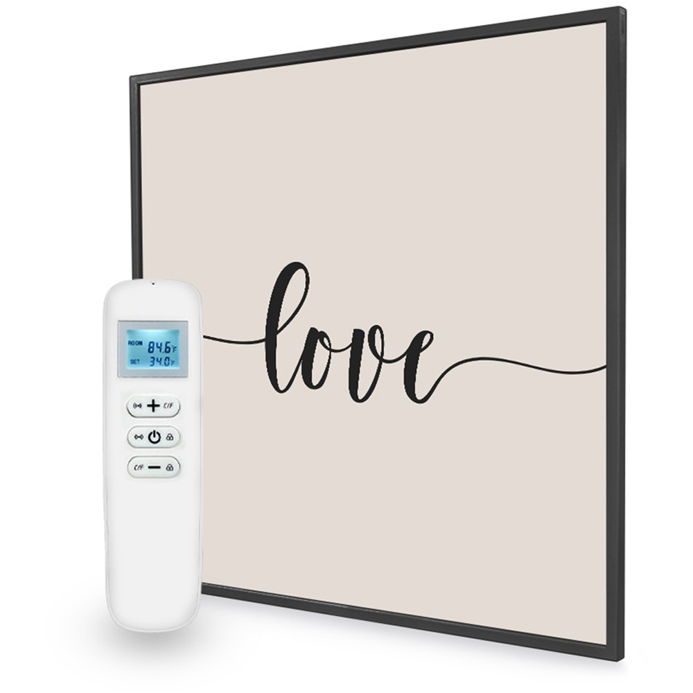 Mirrorstone Nexus Love Quote Wi-Fi Infrared Heating Panel 350W 595 x 595mm Image 3