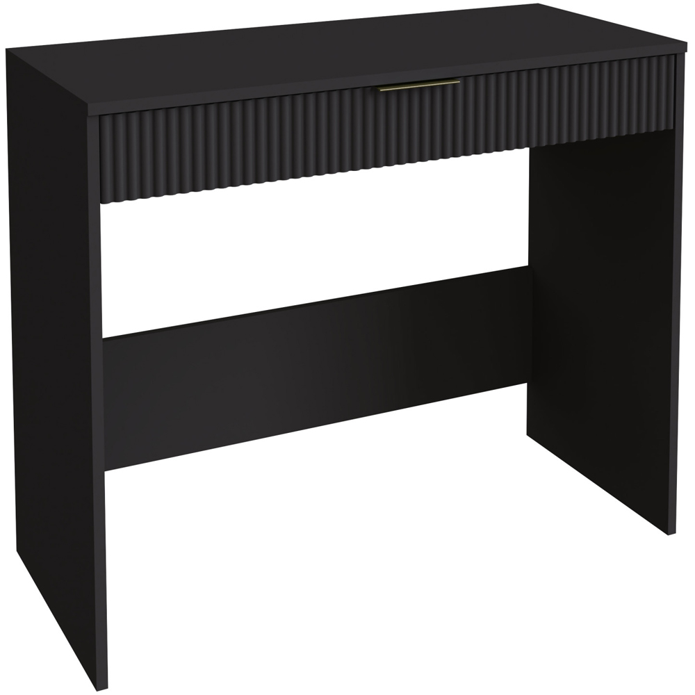 GFW Rankin Single Drawer Black Dressing Table Image 4