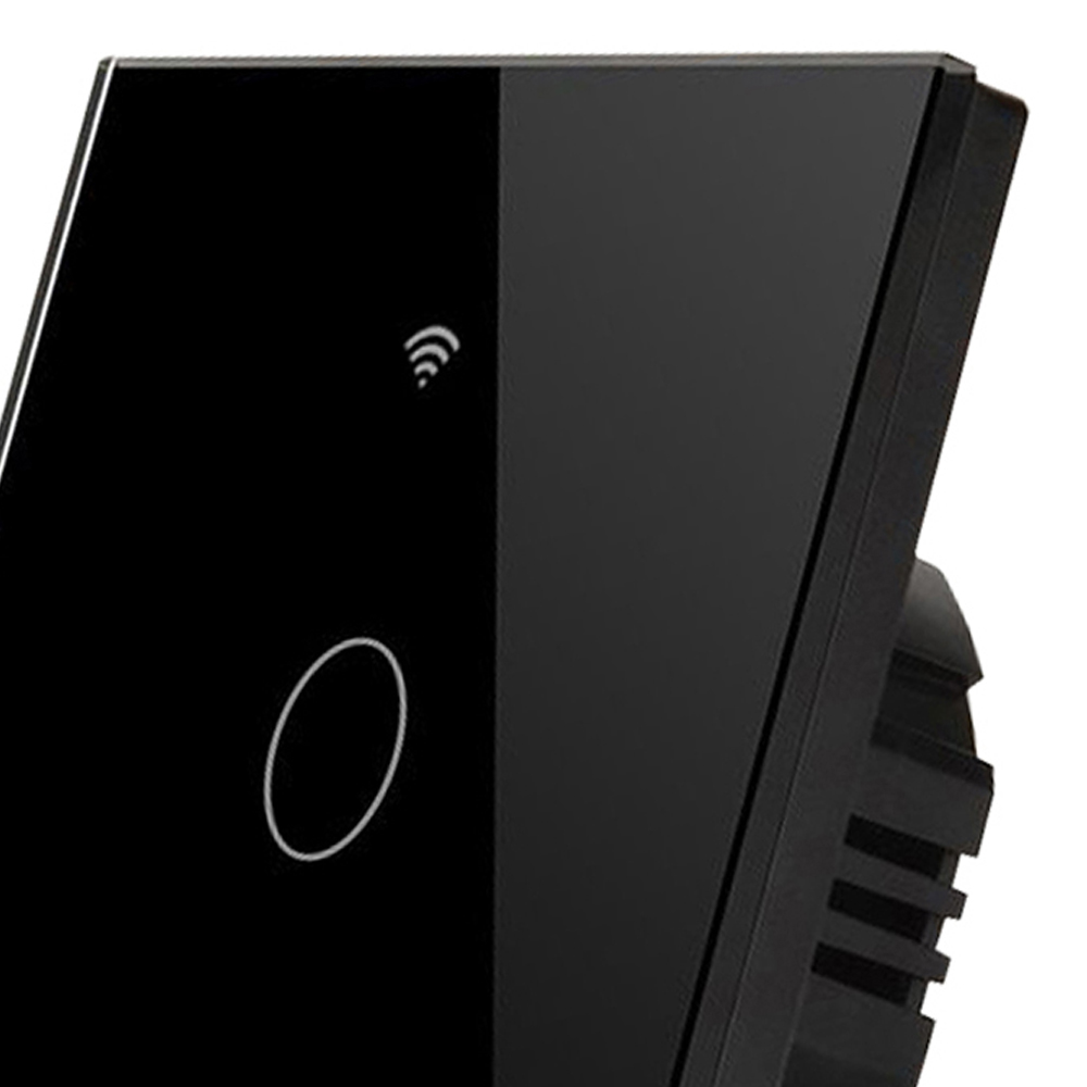ENER-J 1 Gang Black Smart Wi-Fi Touch Switch Image 2