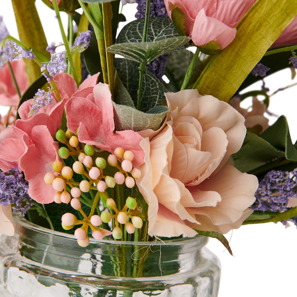 Wilko Treasured Floral Bouquet in Vase Image 3