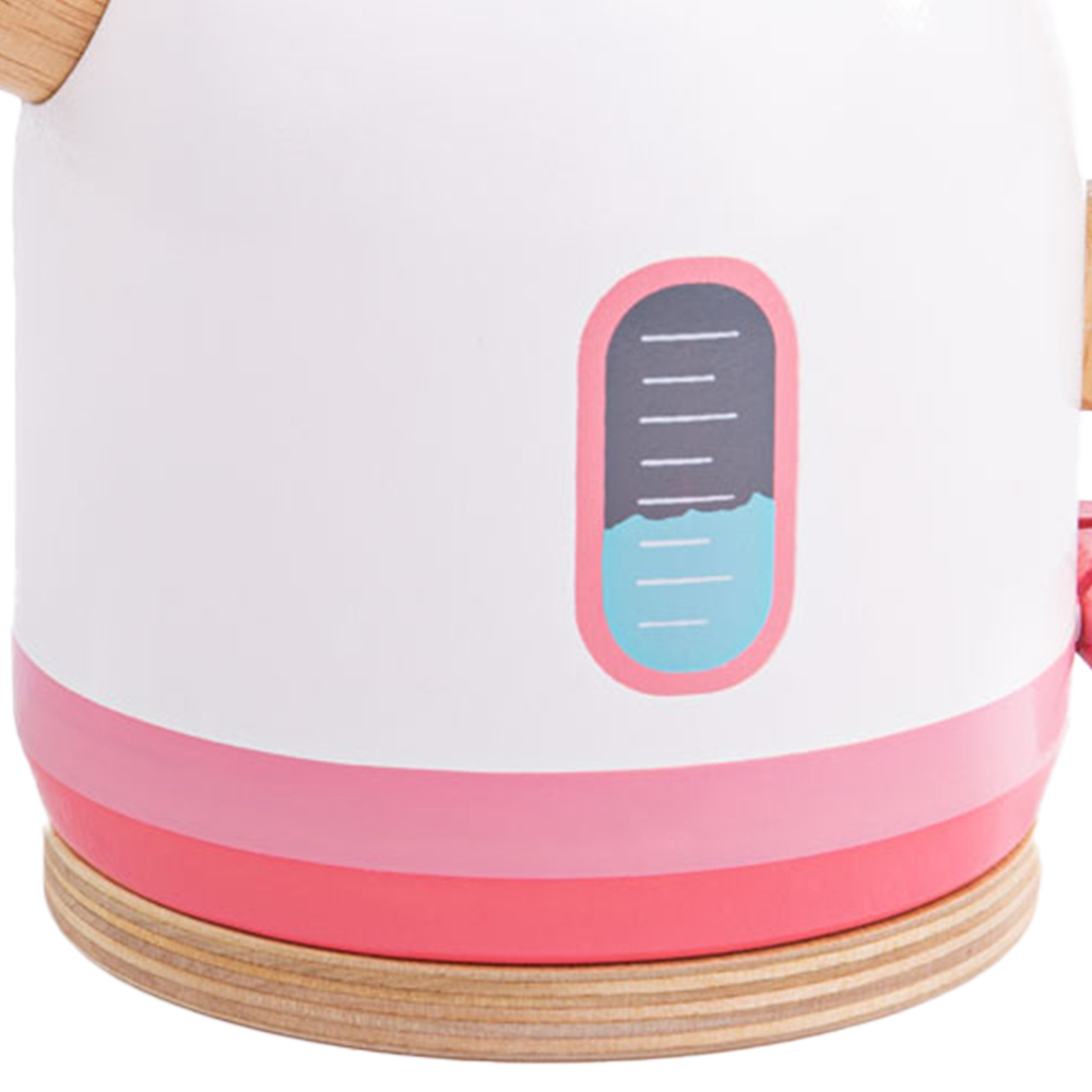 Bigjigs Toys Pink Wooden Toy Kettle Image 5