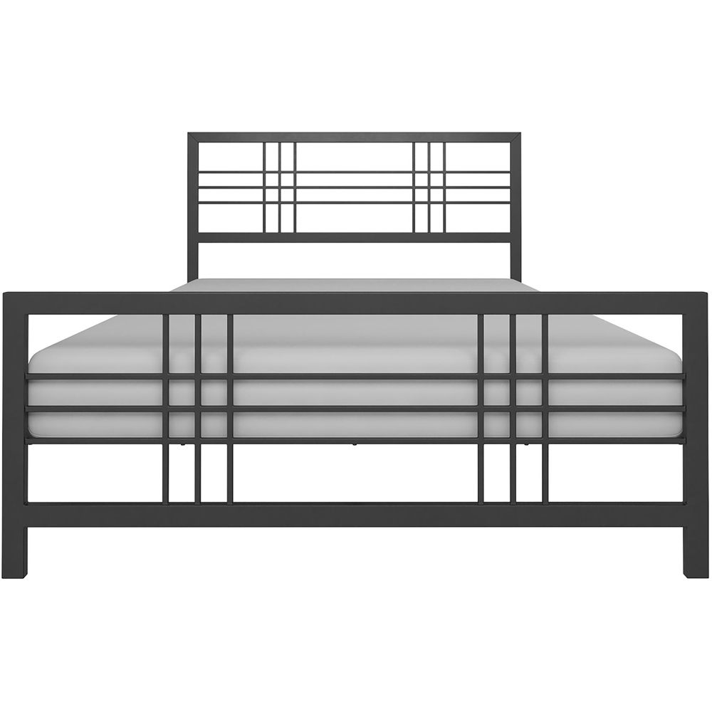 Dorel Burbank Black King Size Metal Bed Frame Image 5