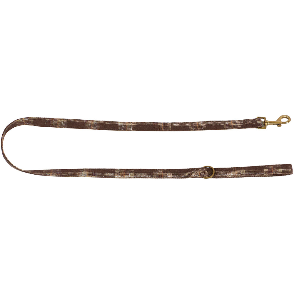 Heritage Dog Collar and Lead Set Brown Image 6