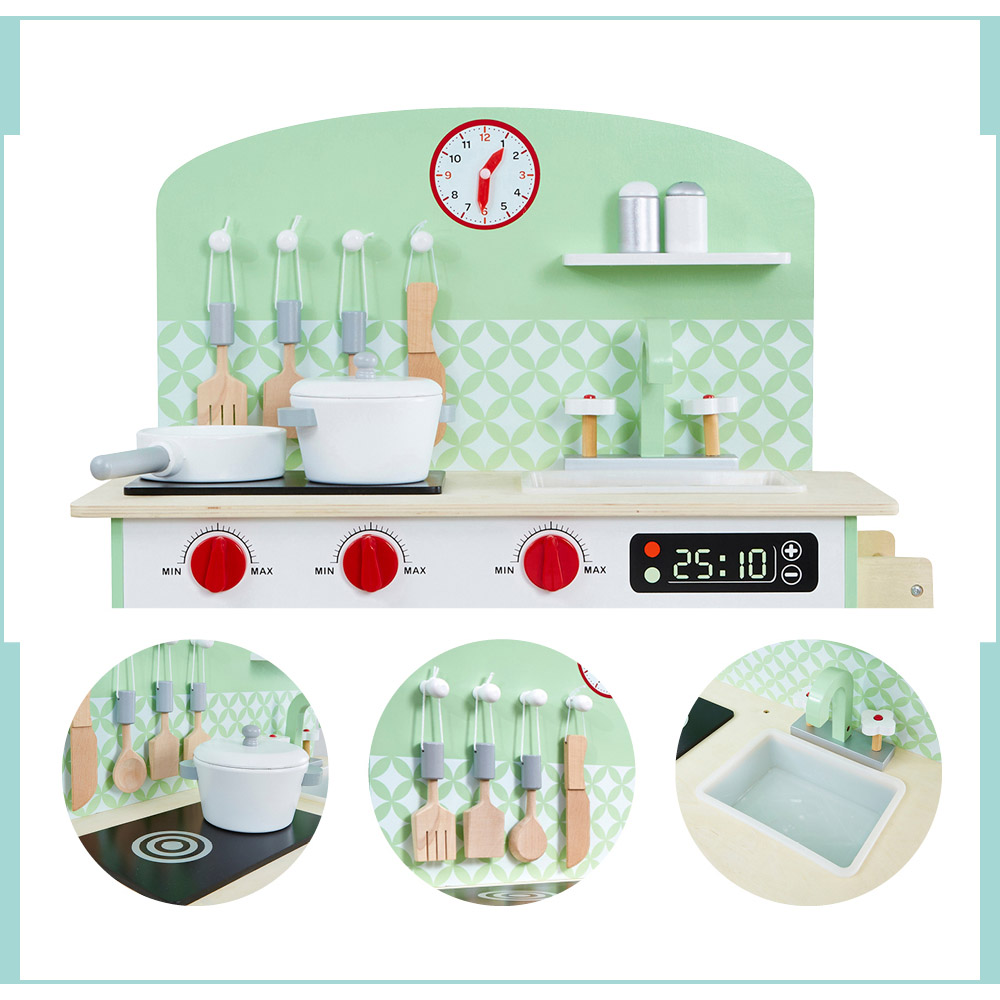 Liberty House Toys Kids Retro Play Kitchen with Accessories Image 5