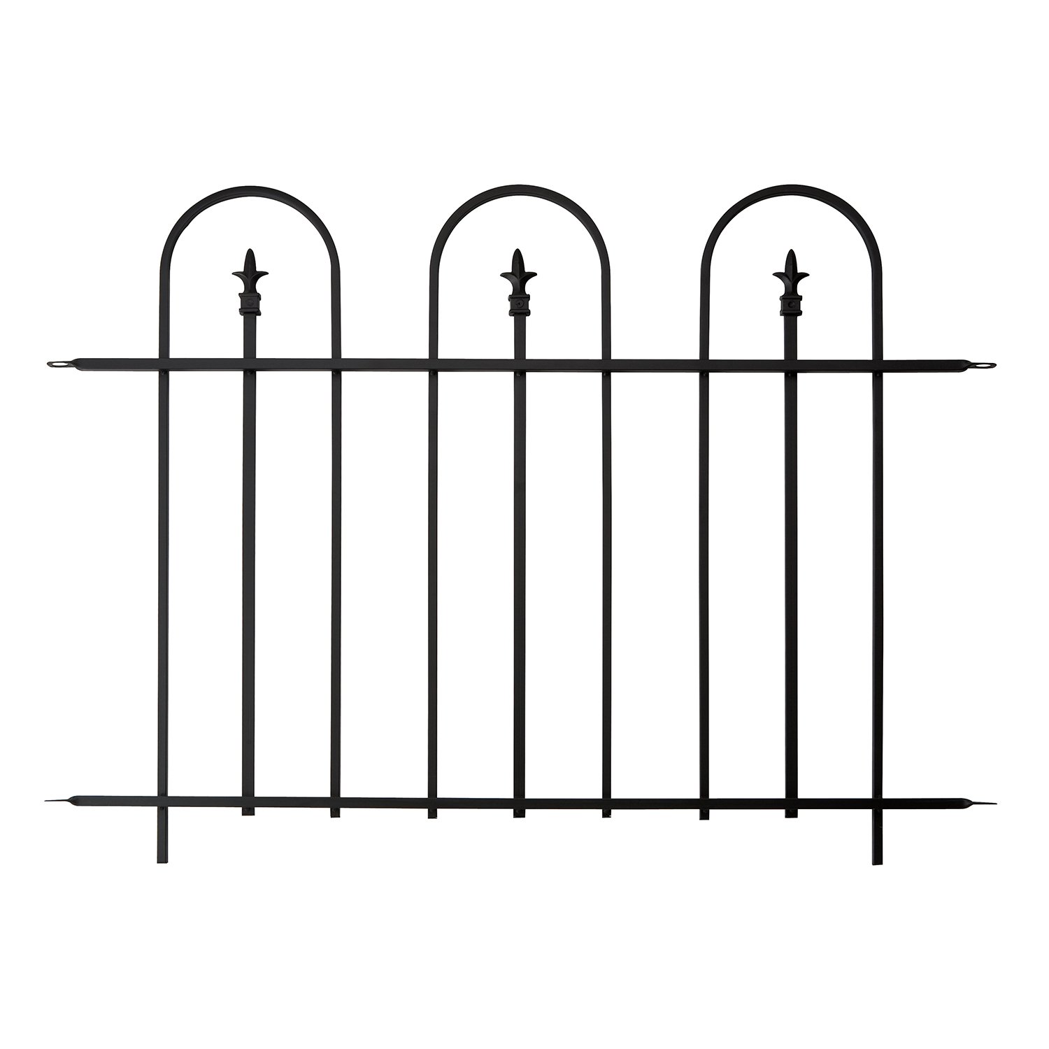 Panacea Black Triple Arch 91 x 122cm Fence Panel Image 3
