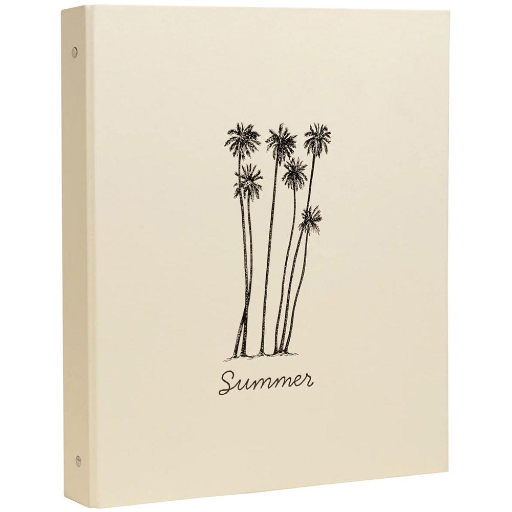 Exacompta Summertime Pastel Yellow Photo Binder 60 Sheets 120 Photos Image 1