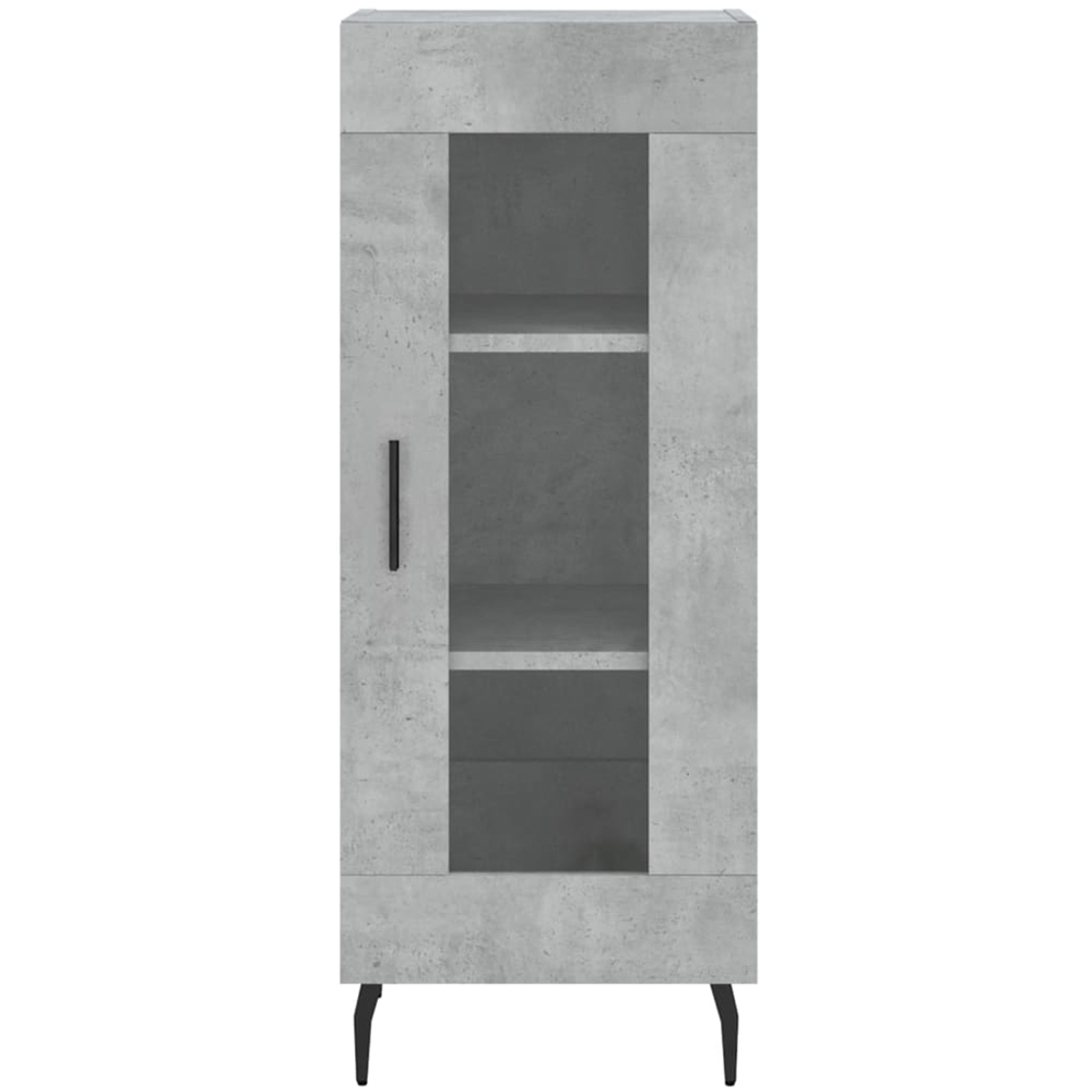 vidaXL 2 Door Concrete Grey Highboard Image 6