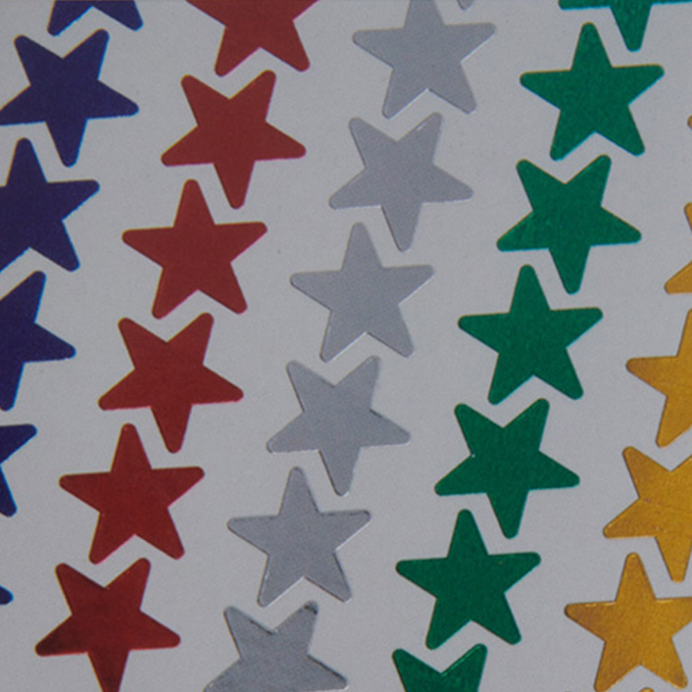 Wilko Foil Sticker Stars Image 3