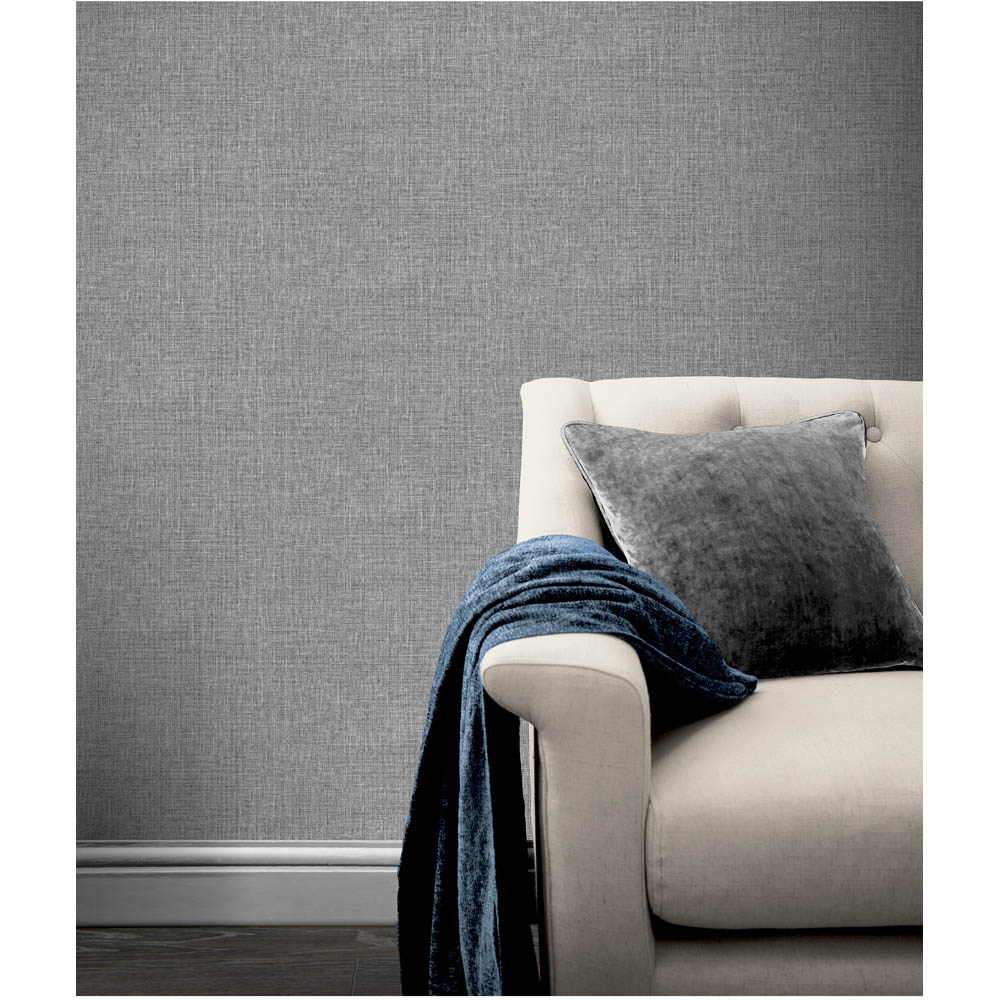 Arthouse Country Plain Charcoal Wallpaper Image 3