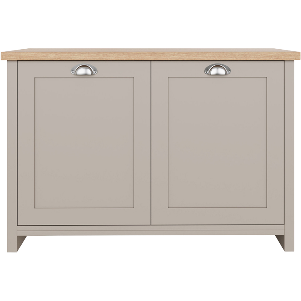 GFW Lancaster Grey Shoe Storage Image 4