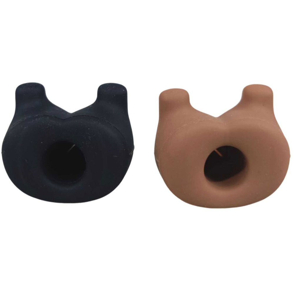 Pack of 2 Toothpaste Dispensers - Brown and Black Image 4