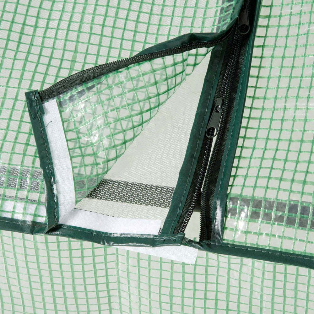 Outsunny Green PE Cover 3 x 5.9ft Portable Mini Greenhouse Image 3