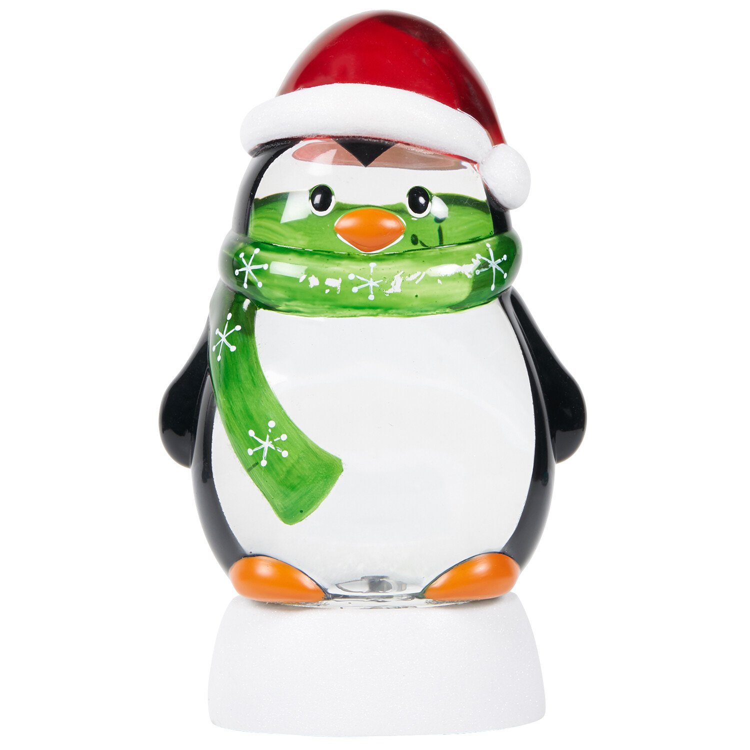 Penguin Glitter Spinner Multicolour Image 1