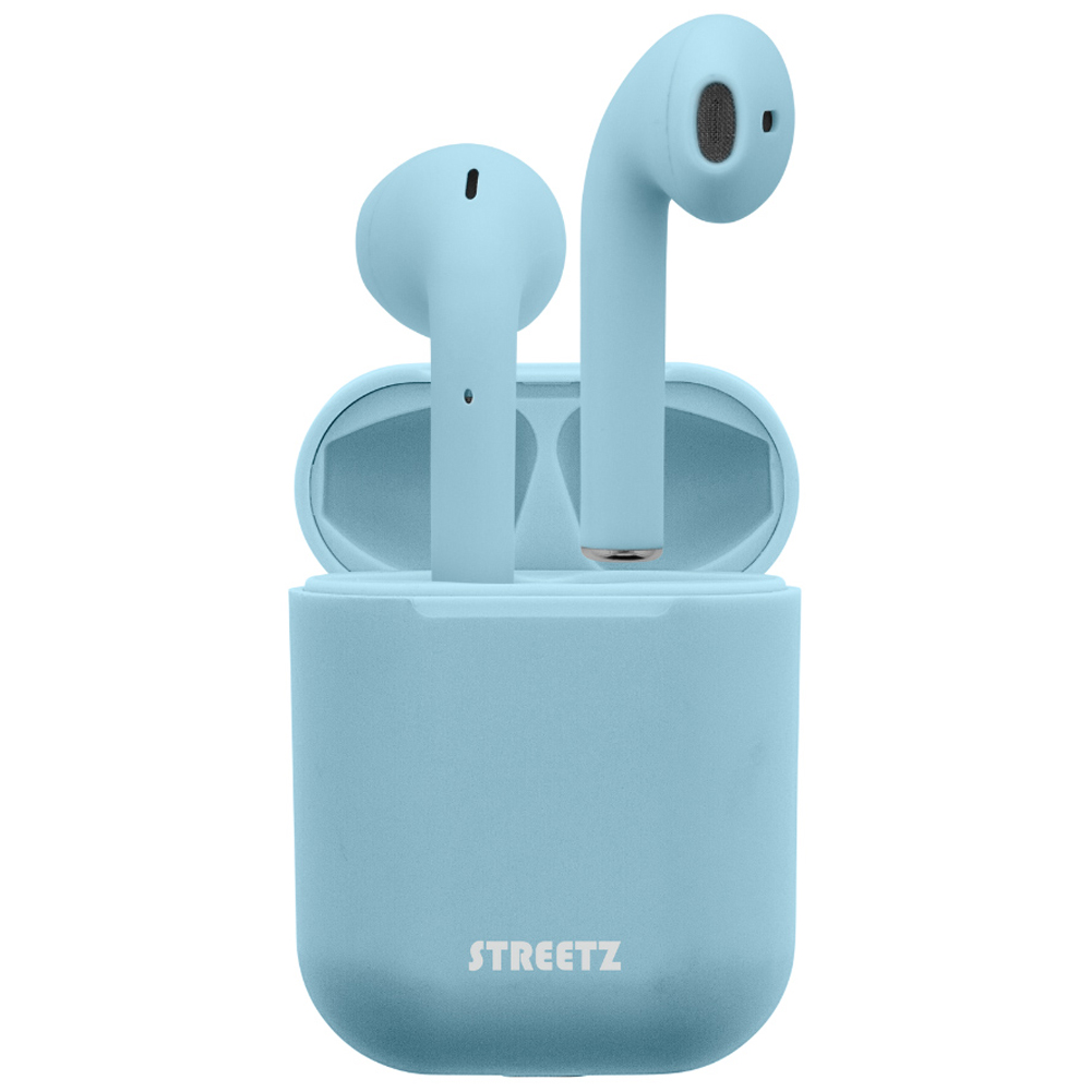 Streetz Light Blue True Wireless Stereo Semi-in-Ear Ear Buds Image 1