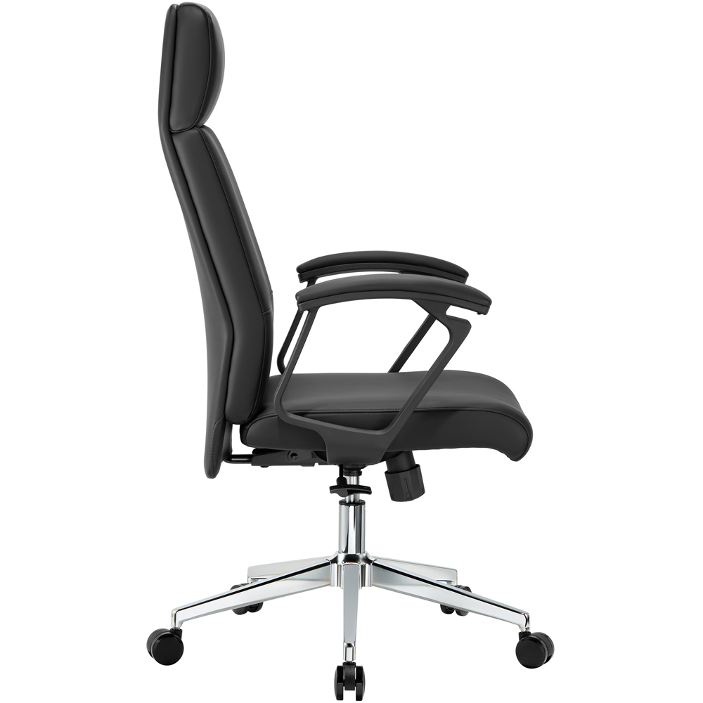 TTAP Black Faux Leather High Back Executive Office Chair Image 5