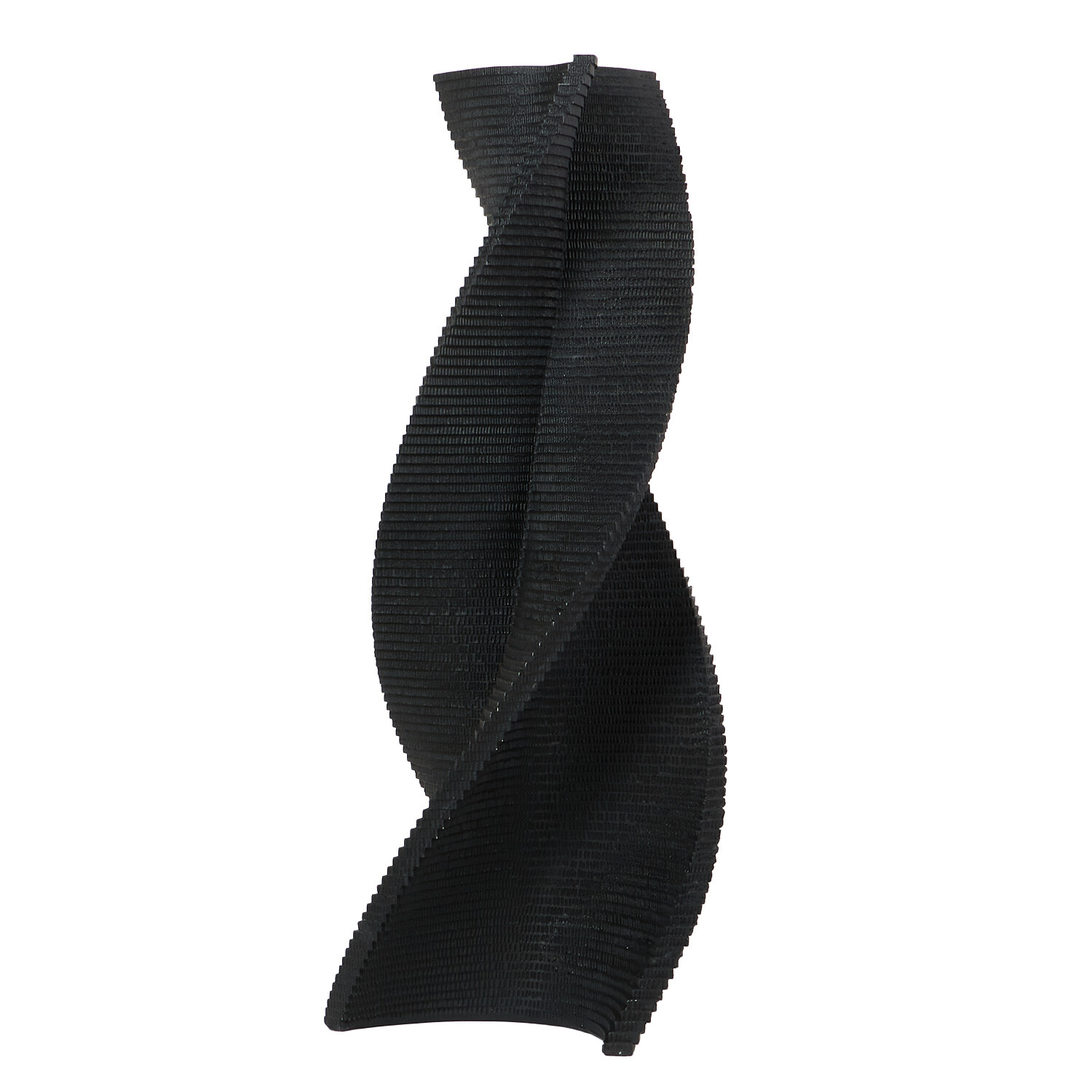 Black Swirl Sculpture Black Image 1