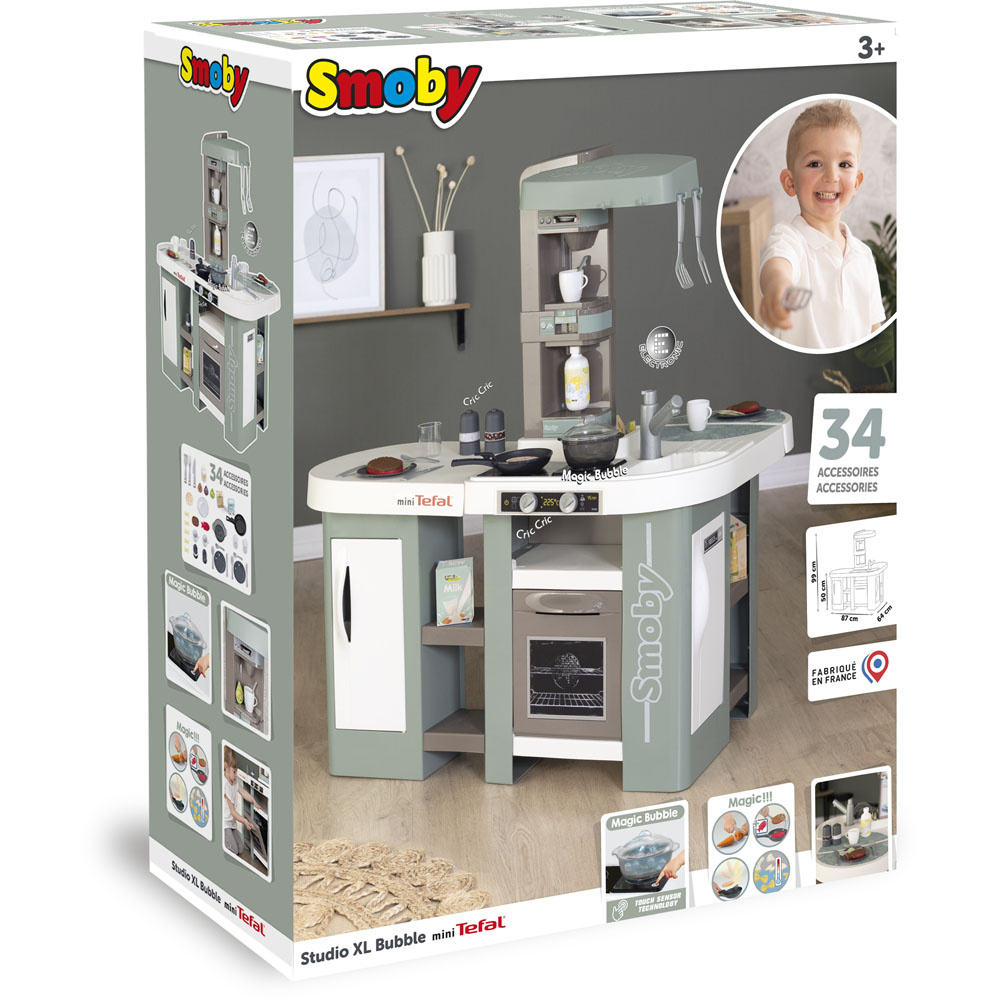 Smoby Tefal Studio XL Bubble Kitchen Playset Image 4
