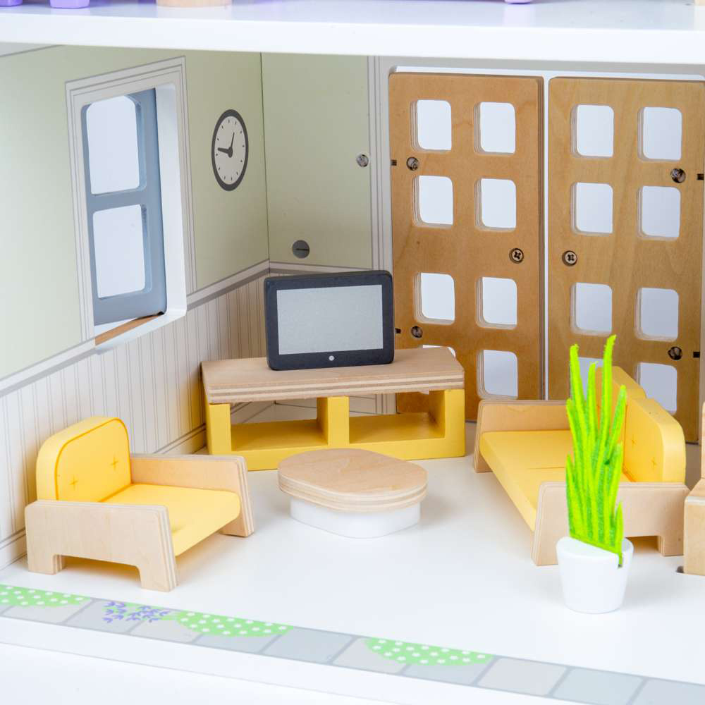 Bigjigs Toys Kids Dolls House Furniture Set 31 Piece Image 5