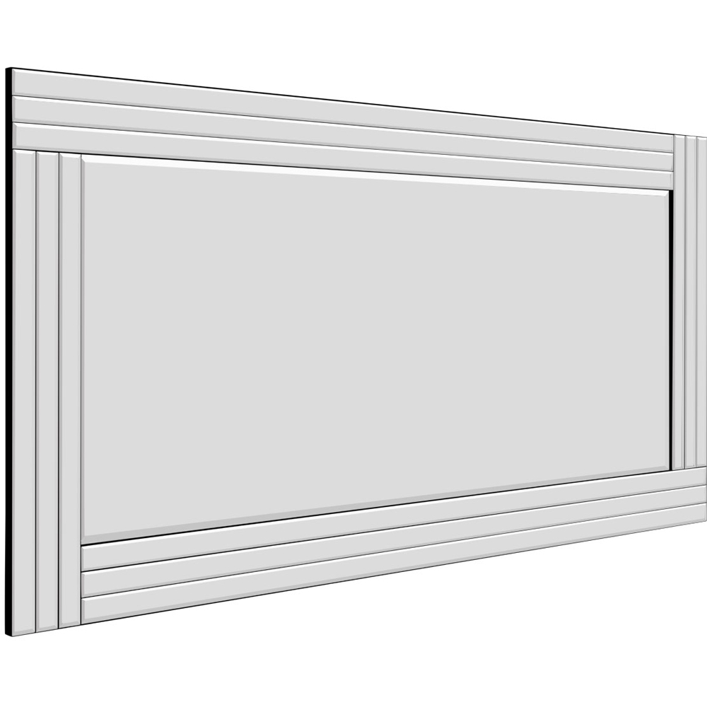 Oakley Triple Edge Bevelled All Glass Full Length Mirror 174 x 85cm Image 4
