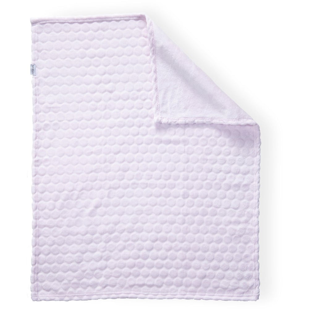 Clair de Lune Baby Pink Marshmallow Pram Blanket 90 x 70cm Image 5