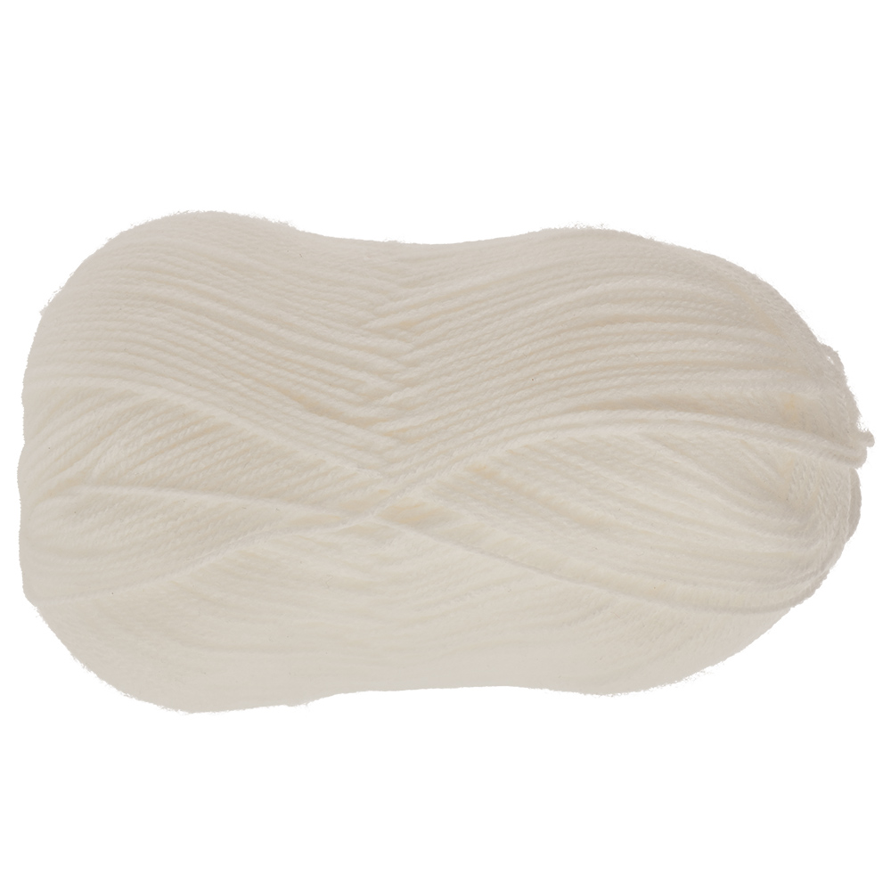 Wilko Double Knit Yarn White 100g Image 4