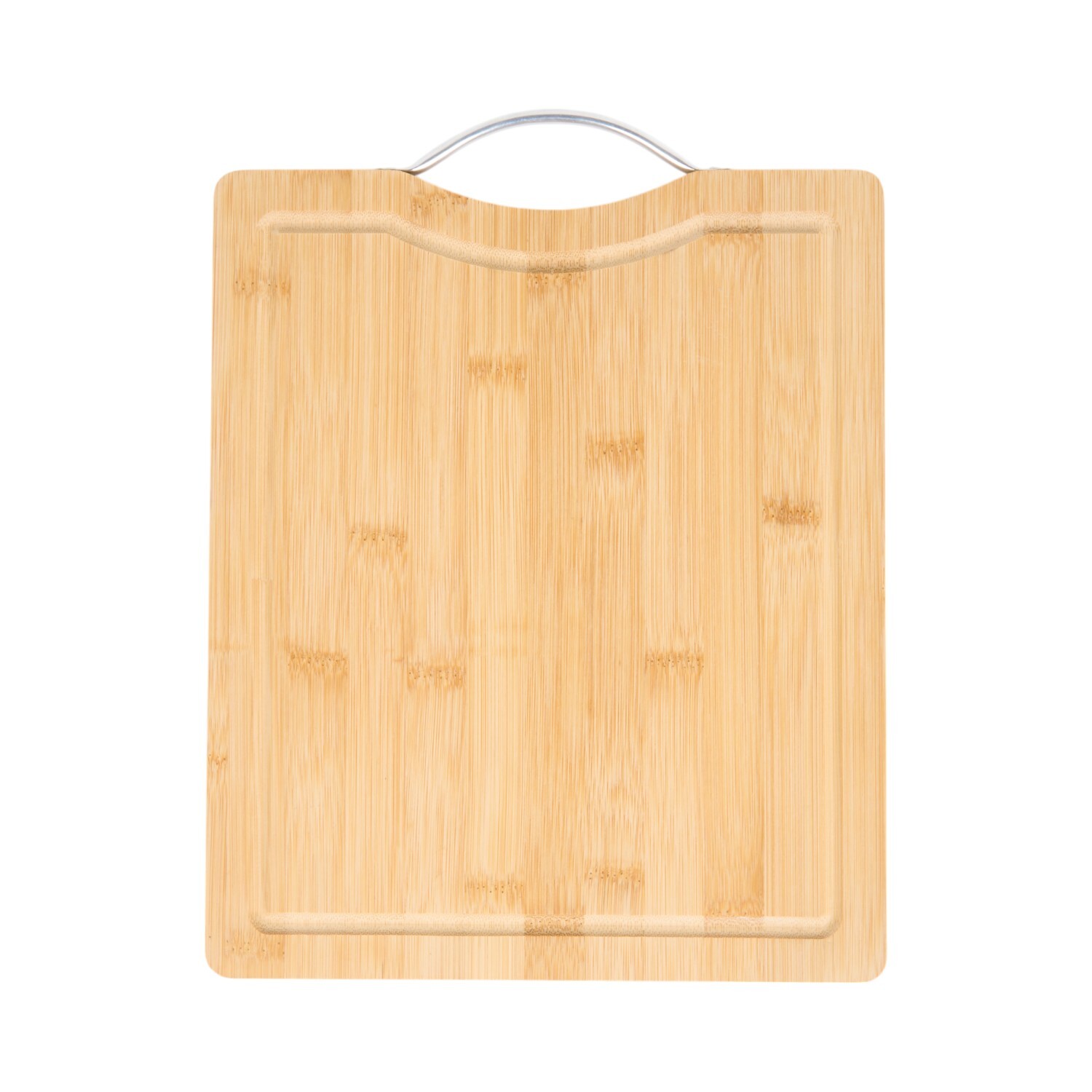 Bamboo Chopping Board Wire handle Natural Medium Image 1