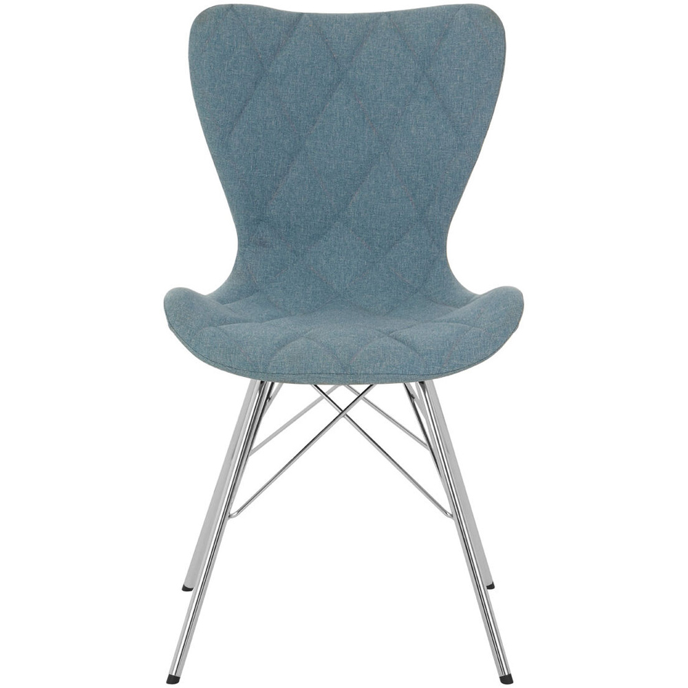 Premier Housewares Stockholm Blue Dining Chair Image 2