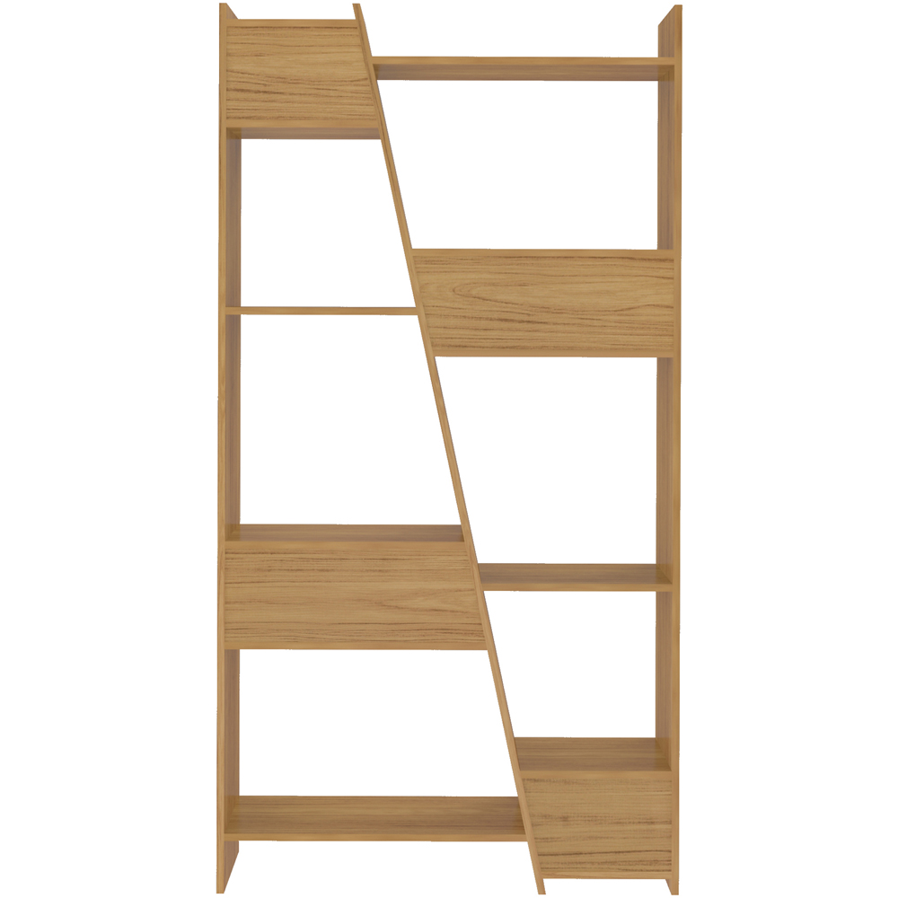 Seconique Naples 12 Shelf Oak Effect Tall Bookcase Image 4