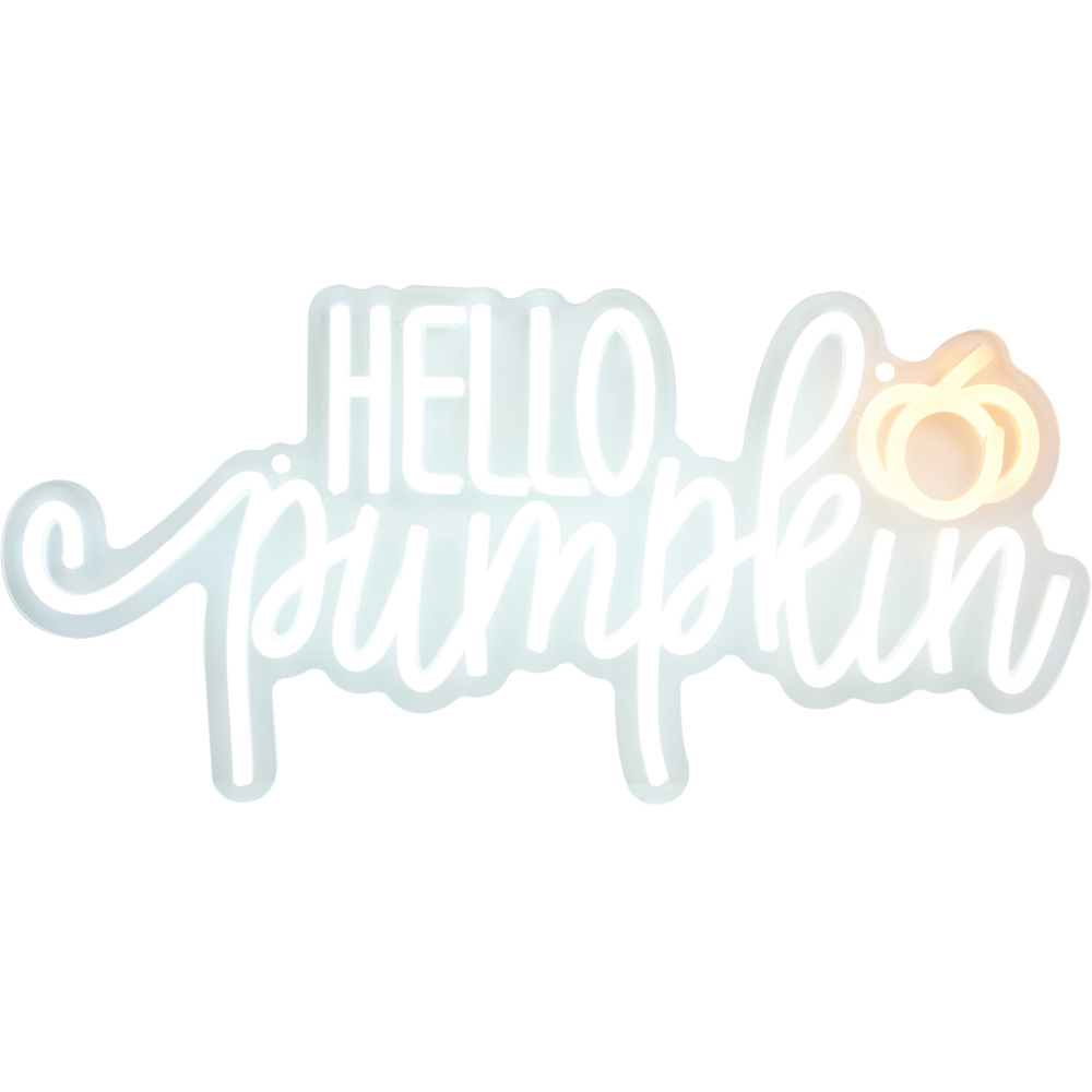 Hello Pumpkin LED Neon Sign Image 3