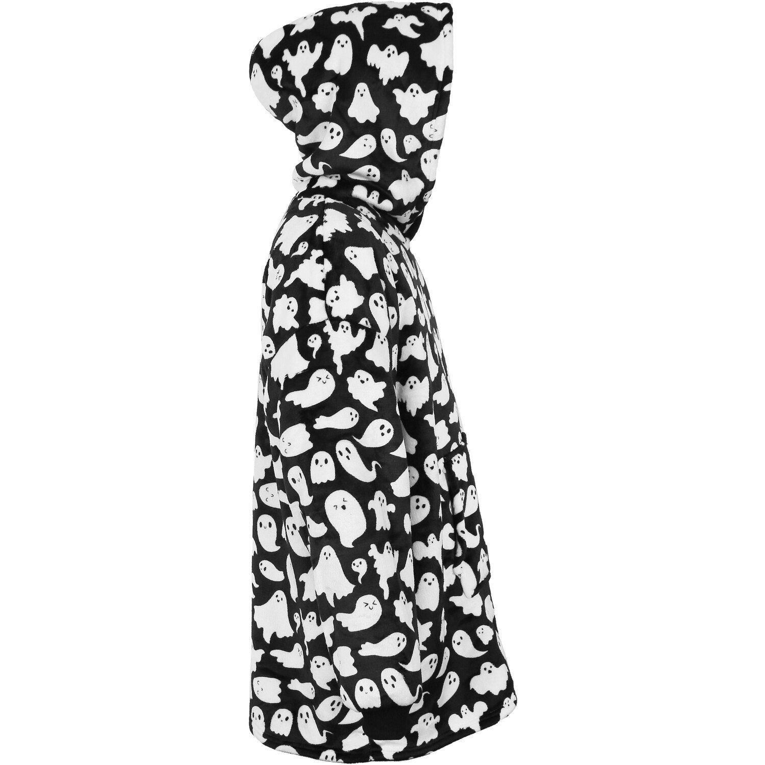 Halloween Sherpa Hoodie Black Image 3