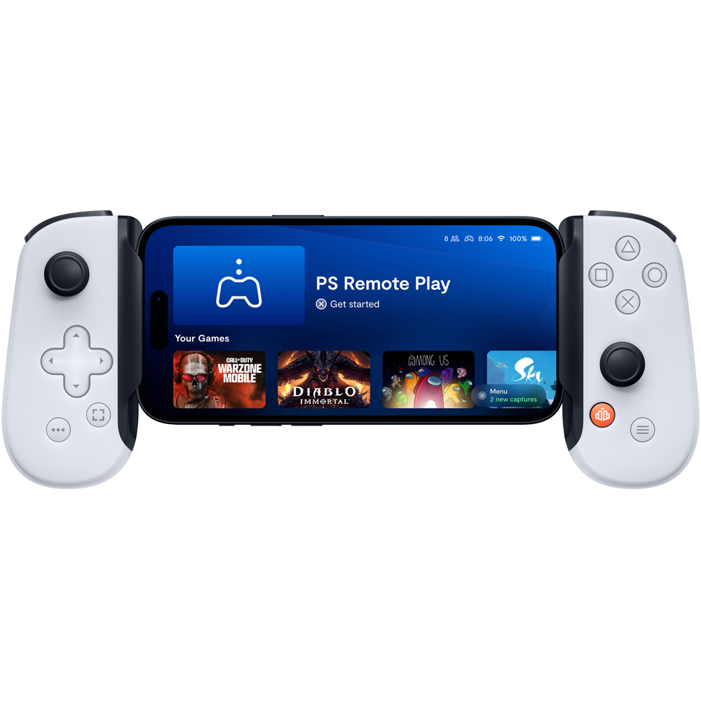 Backbone One PlayStation Edition USB-C Mobile Gaming Controller White Image 3